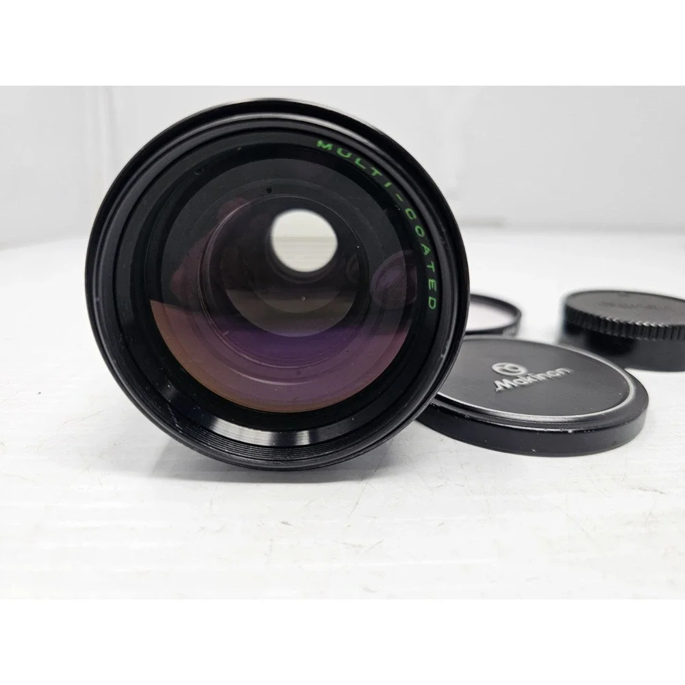 Auto Makinon f=80 -200mm Multi-Coated 1:3.5‎ Lens With Hova 62mm Skylight Filter